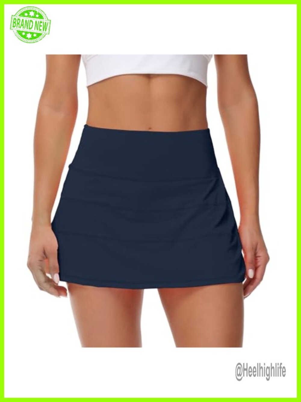 Pleated Tennis Skirt High Waisted Athletic Golf Skort Built-in Shorts Pockets